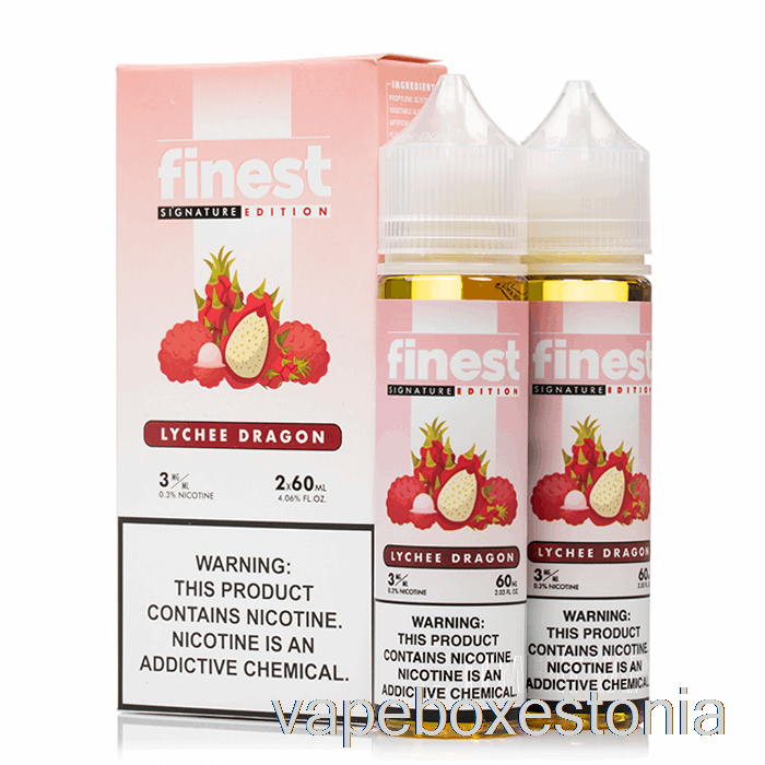 Vape Box Estonia Litši Draakon - Parim Signatuurväljaanne - 120ml 3mg